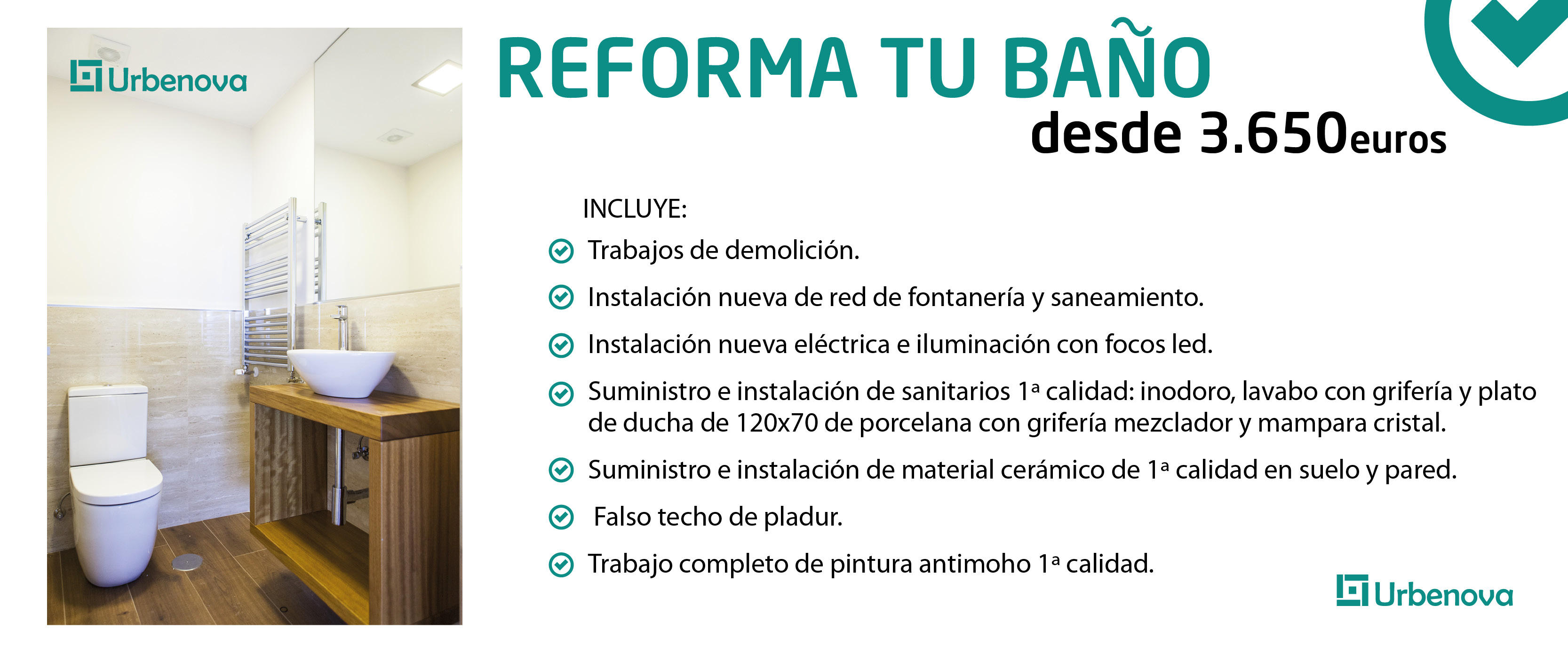 oferta reforma baño